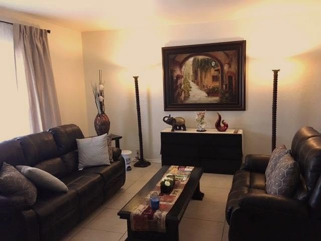 Living room with sofas and a coffee table